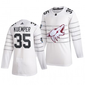 Arizona Coyotes Darcy Kuemper 35 Weiß Adidas 2020 NHL All-Star Trikot Authentic - Herren